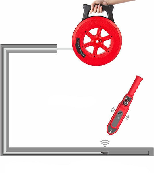 Aiguille Tirage Cable 40m Avec Sonde Localisation Blocage