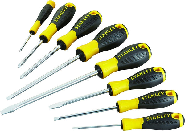 Set de 8 Tournevis - STANLEY - Tailles diverses - DISTRI-FIBRE