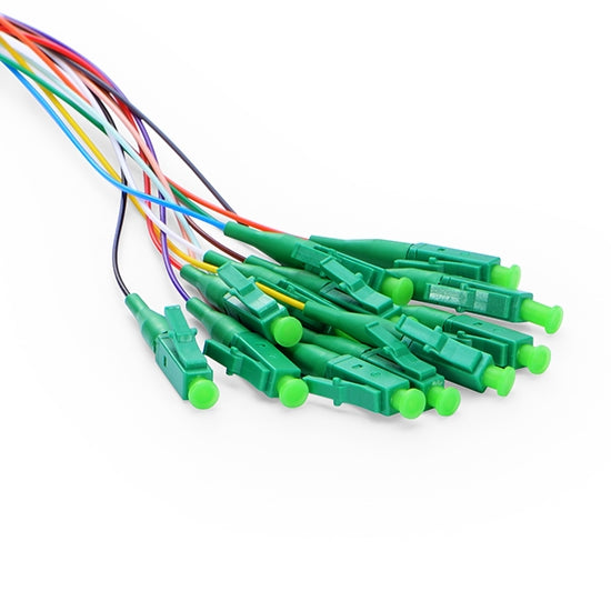 Kit 12 Pigtails colorés fibre optique G652D SC/APC - Fibre Optique