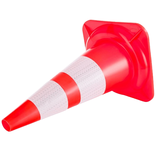 Cones Balise de Chantier x10 - Signalisation Sécurité