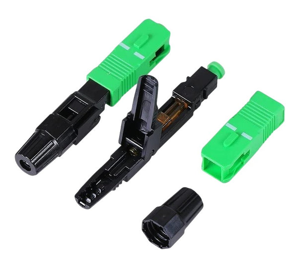 Connecteur Rapide Fibre Optique SC/APC - Lot de 100 - DISTRI-FIBRE - DISTRI-FIBRE - Outillages, Consommables