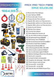 Pack Pro Tech FIBRE FTTH D3 - DISTRI-FIBRE - DISTRI-FIBRE - PACK PROMO