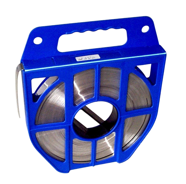 LOT DE 5 - Feuillard Cerclage inox 20mm - 0,7mm - Rouleau 50m