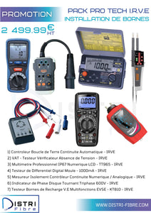 Pack Pro Tech - IRVE Premium - 7 Appareils Complet - QUALIFELEC - DISTRI-FIBRE - DISTRI-FIBRE - Outillages, Consommables