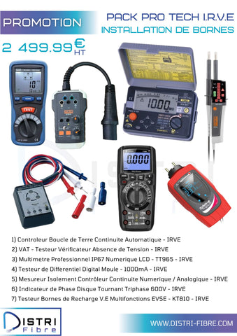 Pack Pro Tech - IRVE Premium - 7 Appareils Complet - QUALIFELEC