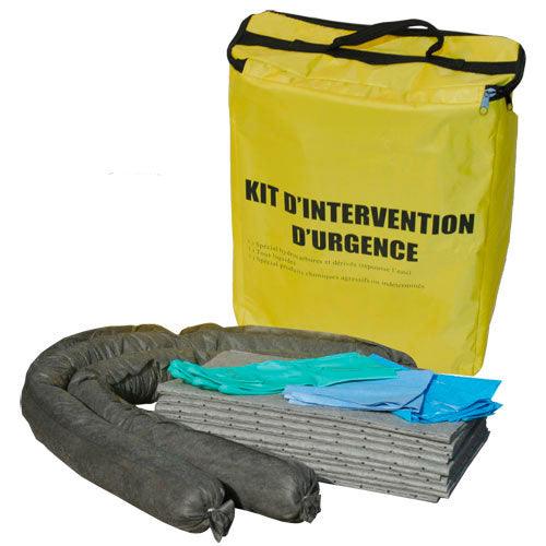 Kit Sac Anti-Pollution - Hydrocarbure 20L - Sécurité - DISTRI-FIBRE