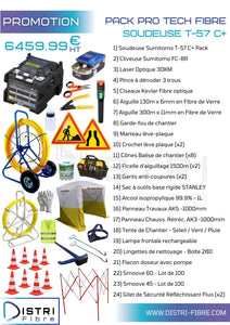 Pack Pro Tech FIBRE D1 D2 + Soudeuse T-57C+