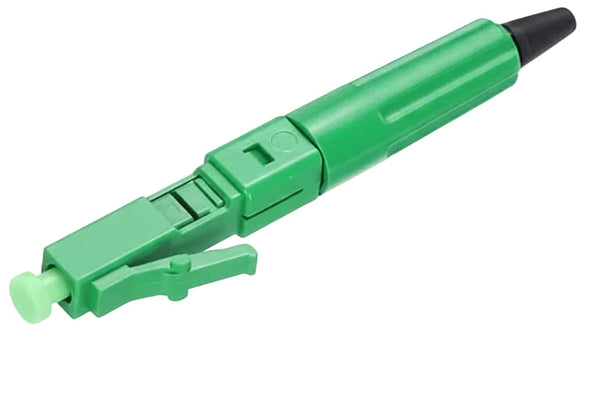 Connecteur Rapide Fibre Optique LC/APC - Lot de 10