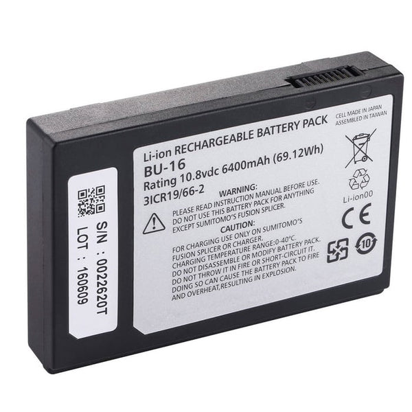 Batterie Sumitomo BU-16 pour Soudeuse T-72 C - Fibre Optique