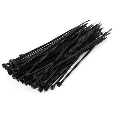 Colliers de Serrage Cable Rislan 140mm NOIR - Lot de 100 - DISTRI-FIBRE - DISTRI-FIBRE