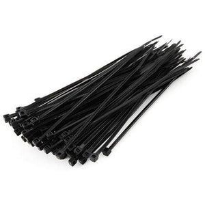 Colliers de Serrage Cable Rislan 140mm NOIR - Lot de 100 - DISTRI-FIBRE - DISTRI-FIBRE
