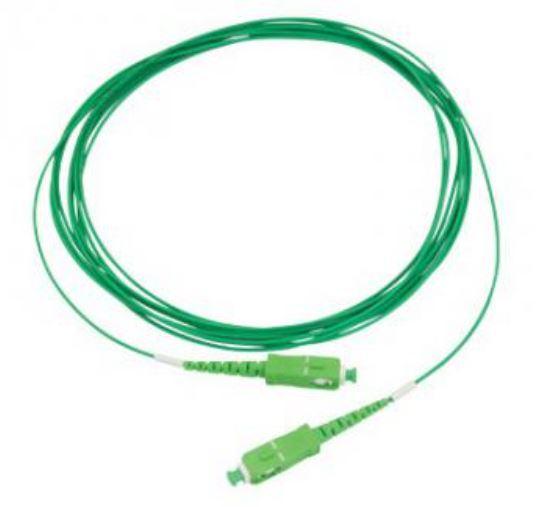 Jarretières VERT 1.6mm 3.5m SC/APC - Lot 20 - Fibre Optique - DISTRI-FIBRE - DISTRI-FIBRE