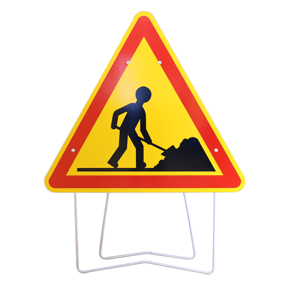 Panneau Signalisation Travaux AK5 - 1000mm - DISTRI-FIBRE - DISTRI-FIBRE